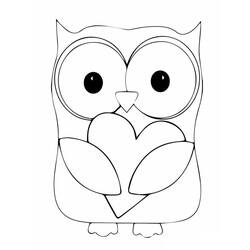 Coloriage Hibou (Animaux) #178799 à imprimer et colorier