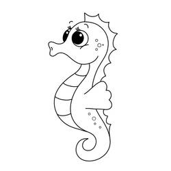 Coloriage Hippocampe (Animaux) #187431 à imprimer et colorier