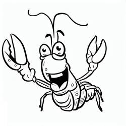 Dessin à colorier: Homard (Animaux) #186712 - Coloriages à Imprimer Gratuits