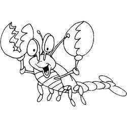 Dessin à colorier: Homard (Animaux) #186721 - Coloriages à Imprimer Gratuits
