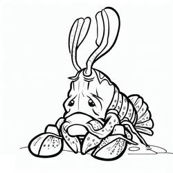 Dessin à colorier: Homard (Animaux) #186738 - Coloriages à Imprimer Gratuits