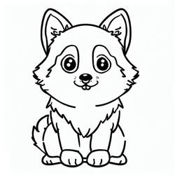 Dessins à colorier: Husky - Coloriages à Imprimer Gratuits