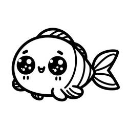 Dessin à colorier: Kawaii Animaux (Animaux) #209246 - Coloriages à Imprimer Gratuits