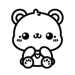 Dessin à colorier: Kawaii Animaux (Animaux) #209254 - Coloriages à Imprimer Gratuits