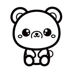 Dessin à colorier: Kawaii Animaux (Animaux) #209255 - Coloriages à Imprimer Gratuits