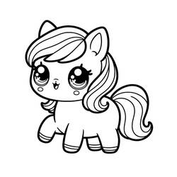 Dessin à colorier: Kawaii Animaux (Animaux) #209261 - Coloriages à Imprimer Gratuits