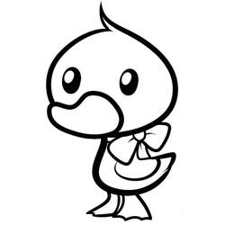 Dessin à colorier: Kawaii Animaux (Animaux) #209266 - Coloriages à Imprimer Gratuits