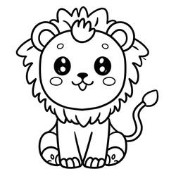 Dessin à colorier: Kawaii Animaux (Animaux) #209271 - Coloriages à Imprimer Gratuits