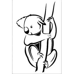 Coloriage Koala (Animaux) #178761 à imprimer et colorier