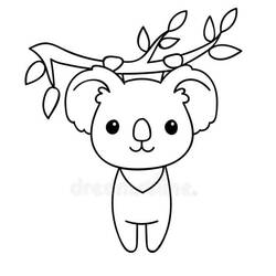 Coloriage Koala (Animaux) #178767 à imprimer et colorier