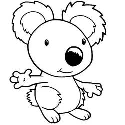 Coloriage Koala (Animaux) #178778 à imprimer et colorier