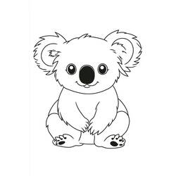 Coloriage Koala (Animaux) #217743 à imprimer et colorier