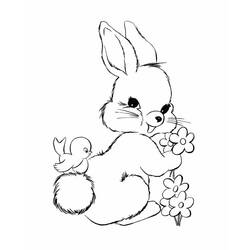 Coloriage Lapin (Animaux) #177172 à imprimer et colorier