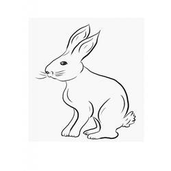 Coloriage Lapin (Animaux) #177181 à imprimer et colorier