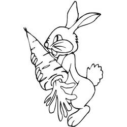 Coloriage Lapin (Animaux) #177182 à imprimer et colorier