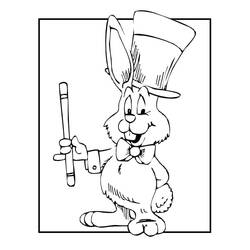 Coloriage Lapin (Animaux) #177192 à imprimer et colorier
