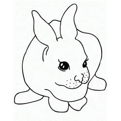 Coloriage Lapin (Animaux) #177194 à imprimer et colorier
