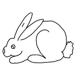 Coloriage Lapin (Animaux) #177196 à imprimer et colorier