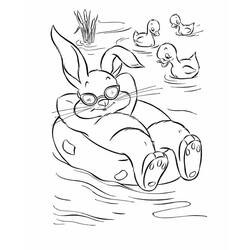 Coloriage Lapin (Animaux) #177201 à imprimer et colorier