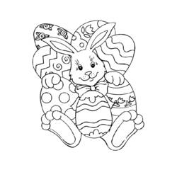 Dessin à colorier: Lapin (Animaux) #9690 - Coloriages à Imprimer Gratuits