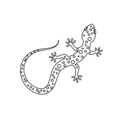 Dessin à colorier: Lézard (Animaux) #217865 - Coloriages à Imprimer Gratuits