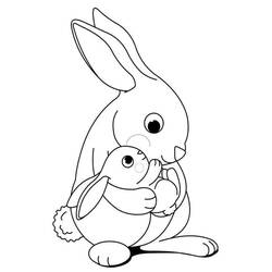 Coloriage Lièvre (Animaux) #209021 à imprimer et colorier