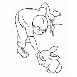 Coloriage Lièvre (Animaux) #209025 à imprimer et colorier