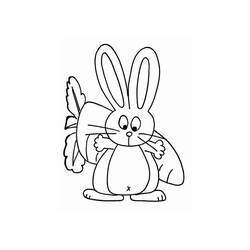 Coloriage Lièvre (Animaux) #209026 à imprimer et colorier