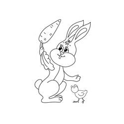 Coloriage Lièvre (Animaux) #209034 à imprimer et colorier