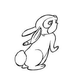 Coloriage Lièvre (Animaux) #209036 à imprimer et colorier