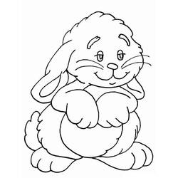Coloriage Lièvre (Animaux) #209038 à imprimer et colorier