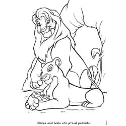 Dessin à colorier: Lion (Animaux) #10371 - Coloriages à Imprimer Gratuits