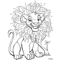 Dessin à colorier: Lion (Animaux) #10397 - Coloriages à Imprimer Gratuits