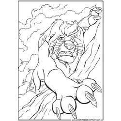 Dessin à colorier: Lion (Animaux) #10436 - Coloriages à Imprimer Gratuits