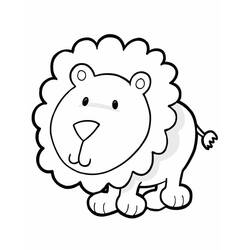 Coloriage Lion (Animaux) #174852 à imprimer et colorier