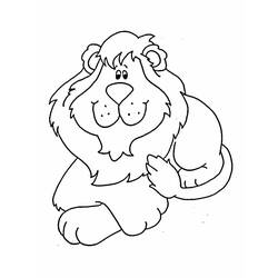 Coloriage Lion (Animaux) #174877 à imprimer et colorier