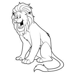 Coloriage Lion (Animaux) #174880 à imprimer et colorier