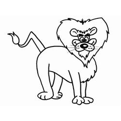 Coloriage Lion (Animaux) #174892 à imprimer et colorier