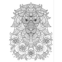Coloriage Lion (Animaux) #215486 à imprimer et colorier