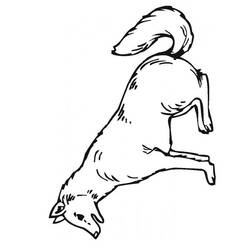 Dessin à colorier: Loup (Animaux) #10508 - Coloriages à Imprimer Gratuits