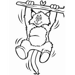 Dessin à colorier: Lynx (Animaux) #189233 - Coloriages à Imprimer Gratuits