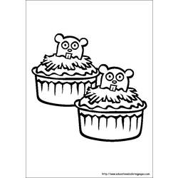 Dessin à colorier: Marmotte (Animaux) #10961 - Coloriages à Imprimer Gratuits