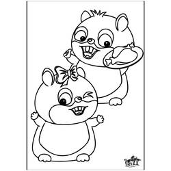 Dessin à colorier: Marmotte (Animaux) #11039 - Coloriages à Imprimer Gratuits