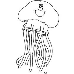 Coloriage Méduse (Animaux) #208778 à imprimer et colorier