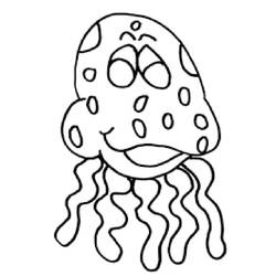 Coloriage Méduse (Animaux) #208787 à imprimer et colorier