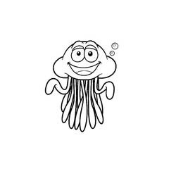 Coloriage Méduse (Animaux) #208791 à imprimer et colorier