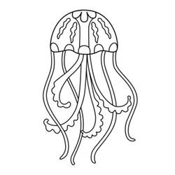 Coloriage Méduse (Animaux) #208814 à imprimer et colorier