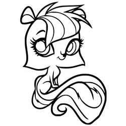 Dessin à colorier: Moufette (Animaux) #205306 - Coloriages à Imprimer Gratuits