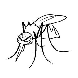 Dessin à colorier: Moustique (Animaux) #207159 - Coloriages à Imprimer Gratuits