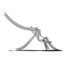 Dessin à colorier: Moustique (Animaux) #207170 - Coloriages à Imprimer Gratuits